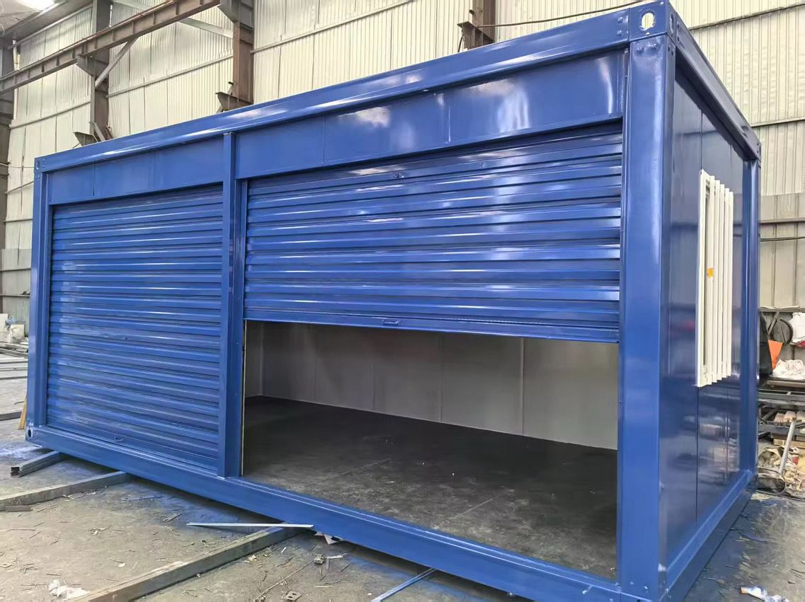 Prefab container unit delivered to site